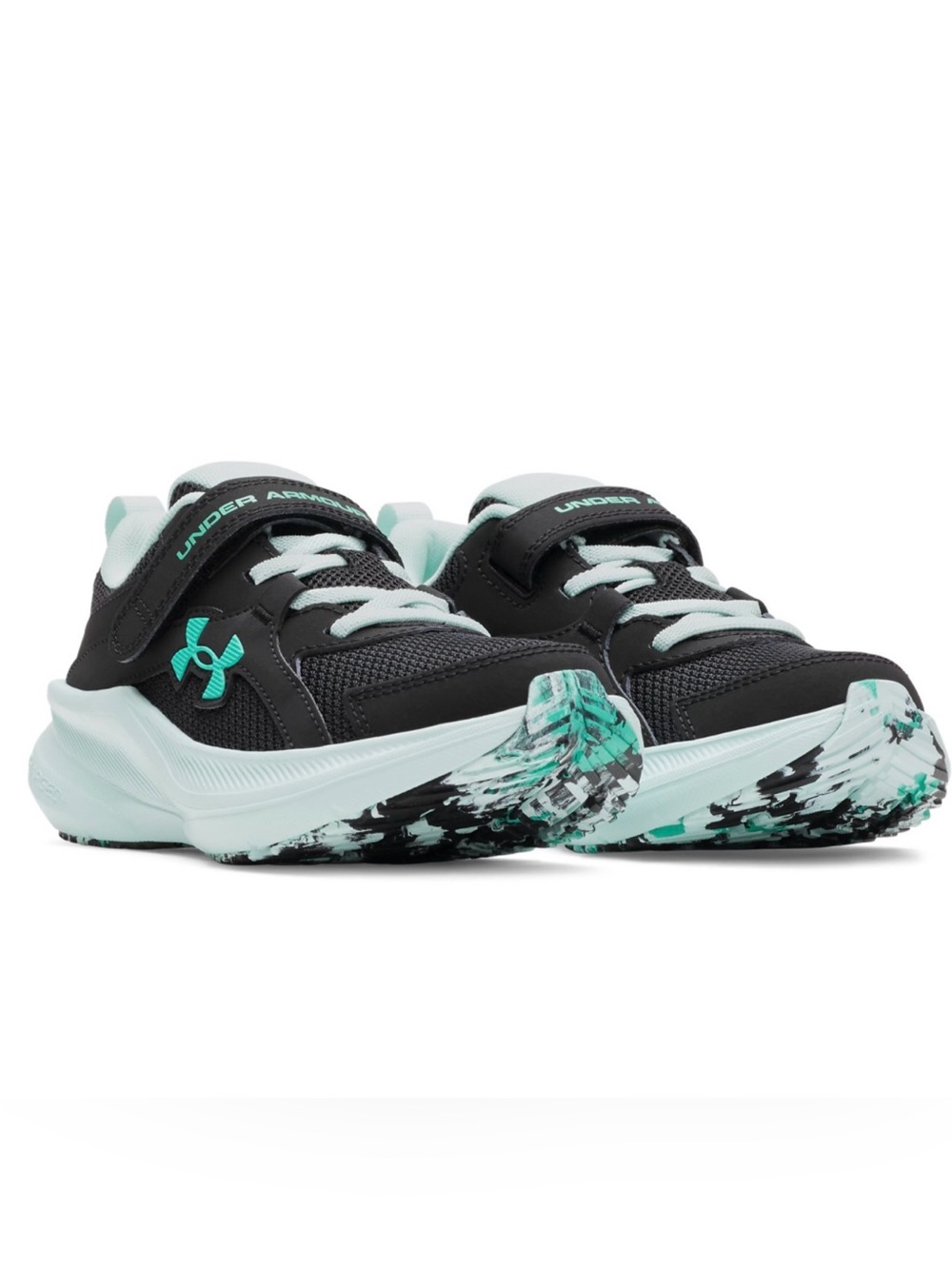 Under Armour Assert 11 AC Toddler Little Kid Running Shoe Size 11K or 12K Black